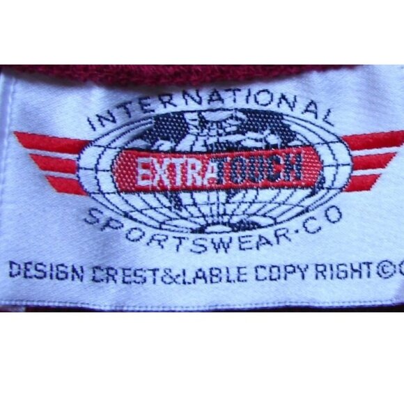 Vtg International Sportswear Oversized Knit Sweater Tunic TOP, Size 2X-3X Red - Picture 9 of 9